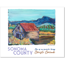 Sonoma County - Barn in Autumn Light