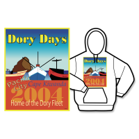 2004 Dory Days Poster Hoodie