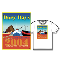 2004 Dory Days Poster Tee Shirt