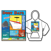 2012 Dory Days Poster Hoodie