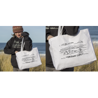 Shore Birds No.7 Canvas Tote by Rod Whaley