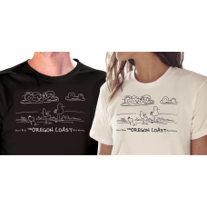 Shore Birds No.1 T-Shirt by Rod Whaley