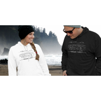 Shore Birds No.7 Hoodie by Rod Whaley